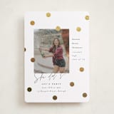 "You Did It!" - Graduation Party Invitations in Pearl by Pink House Press - Front