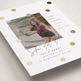 "You Did It!" - Graduation Party Invitations in Pearl by Pink House Press - Detail