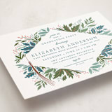 "Flourish" - Graduation Party Invitations in Garden by Paper Sun Studio - Detail