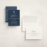 "Medical Degree" - Graduation Party Invitations in Navy by Jill Means - Assembled