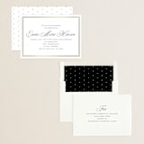 "Scholarly Charm" - Graduation Party Invitations in Inkwell by Megan Davis - Assembled