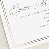 "Scholarly Charm" - Graduation Party Invitations in Inkwell by Megan Davis - Detail