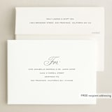 "Scholarly Charm" - Graduation Party Invitations in Inkwell by Megan Davis - FREE Recipient Addressing
