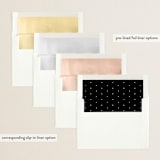 "Scholarly Charm" - Graduation Party Invitations in Inkwell by Megan Davis - Envelope Liner Options