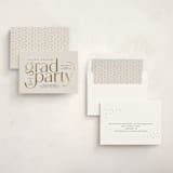 "Party Type" - Graduation Party Invitations in Oyster by Nicole Senecal - Assembled