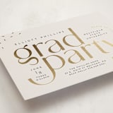 "Party Type" - Graduation Party Invitations in Oyster by Nicole Senecal - Detail