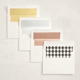 "Grad party type" - Graduation Party Invitations in Cotton by Creo Study - Envelope Liner Options
