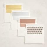 "Modern Elegance" - Graduation Party Invitations in Midnight by Morgan Kendall - Envelope Liner Options