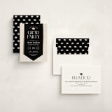 "Graduation Stole" - Graduation Party Invitations in Onyx by Hooray Creative - Assembled