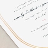 "toast the grad" - Graduation Party Invitations in Cherry by Megan Davis - Detail