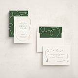 "Twirling Tassle" - Graduation Party Invitations in Snow by Lauren Chism - Assembled
