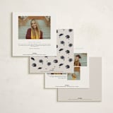 "Hats Off" - Graduation Party Invitations in Neutral by Claudia Orengo - Back of Card Options