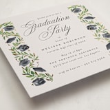 "Hats Off" - Graduation Party Invitations in Neutral by Claudia Orengo - Detail