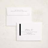 "Epilogue" - Graduation Announcements in Noir by Jackie Crawford - FREE Recipient Addressing