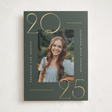 "Numbered" - Graduation Announcements in Ivy by Kelly Schmidt - Front
