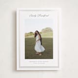 "Triple Frame" - Graduation Announcements in Pearl by Nicole Walsh - Front
