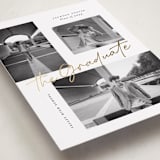 "Complete" - Graduation Announcements in Snow by Michelle Taylor - Detail