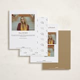 "Classy Arch Grad" - Graduation Announcements in Cloud by Kristin Oliversen - Back of Card Options