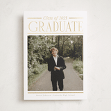 "In Line" - Graduation Announcements in Cloud by Nicole Walsh - Front