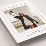"Cap Frame" - Graduation Announcements in Noir by Annie Shapiro - Detail