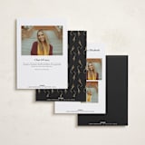 "Tassel Dance" - Graduation Announcements in Chalkboard by Beth Murphy - Back of Card Options