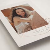 "Simply Side Scripted" - Graduation Announcements in Latte by Jackie Crawford - Detail