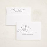 "Simply Side Scripted" - Graduation Announcements in Latte by Jackie Crawford - FREE Recipient Addressing