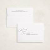 "Timeless Script" - Graduation Announcements in Cotton by Susan Zinader - FREE Recipient Addressing