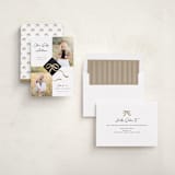 "Sweet Grad Cap" - Graduation Announcements in Noir by Paper Raven Co. - Assembled