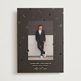 "Hats off grad" - Graduation Announcements in Ardoise by Jamie Alexander - Front