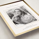 "Caroline" - Graduation Announcements in Opal by Pixel and Hank - Detail