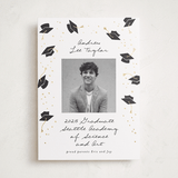 "Hat Fling" - Graduation Announcements in Cloud by Alethea and Ruth - Front