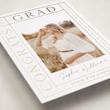 "Grad Grid" - Graduation Announcements in Snow by Sarah Curry - Detail
