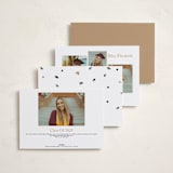 "Big Upper Grad" - Graduation Announcements in Snow by Jackie Crawford - Back of Card Options
