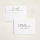 "Big Upper Grad" - Graduation Announcements in Snow by Jackie Crawford - FREE Recipient Addressing
