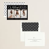 "Timeline" - Graduation Announcements in Ink by Carolyn MacLaren - Assembled