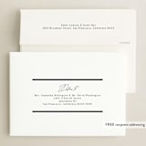 "Classic Edge" - Graduation Announcements in Midnight by Nicole Walsh - FREE Recipient Addressing