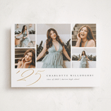 "Serene Collage" - Graduation Announcements in Onyx by Olivia Raufman - Front