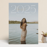 "Overlap" - Graduation Announcements in Ivory by Michelle Taylor - Front