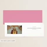"block print" - Graduation Announcements in Blush by Carolyn Hunt - Interior Options