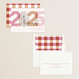 "block print" - Graduation Announcements in Blush by Carolyn Hunt - Assembled