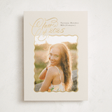 "gilded wave frame" - Graduation Announcements in Vanilla by Phrosné Barwood - Front