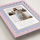 "Graduation Stamp" - Graduation Announcements in Lavender by Maria Alou - Detail