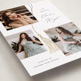"Tassel Trio" - Graduation Announcements in Cotton by Susan Zinader - Detail