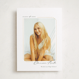 "Simply Sweet Frame" - Graduation Announcements in Noir by Emily Betts - Front