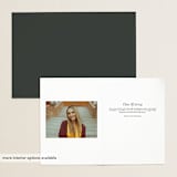 "Top of Class" - Graduation Announcements in Charcoal by Carolyn MacLaren - Interior Options