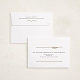 "Tassel Scallop" - Graduation Announcements in Snow by Susan Zinader - FREE Recipient Addressing