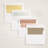 "Tassel Scallop" - Graduation Announcements in Snow by Susan Zinader - Envelope Liner Options