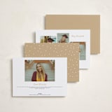"Shining Script" - Graduation Announcements in Snow by Sarah Curry - Back of Card Options