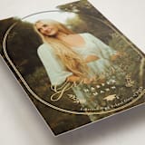 "Harper" - Graduation Announcements in Snow by Sarah Curry - Detail